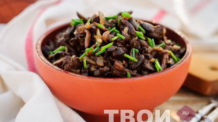 Опята жареные