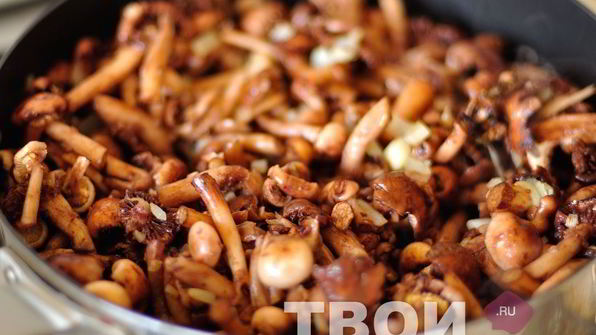 опята жареные