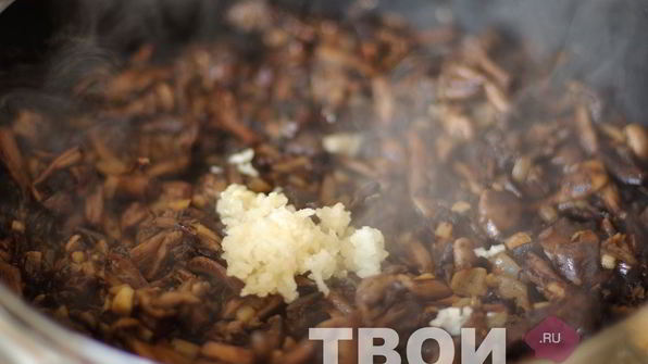 опята жареные