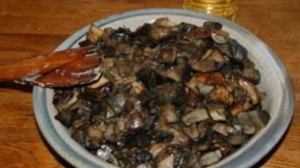 подосиновики, жареные с луком