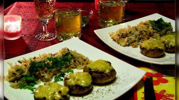 шампиньоны фаршированные