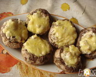 Шампиньоны под майонезом