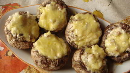 Шампиньоны под майонезом