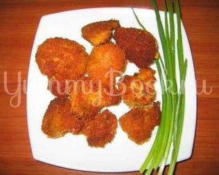 Шампиньоны в панировке