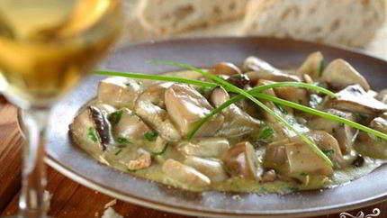 Тушеные подберезовики