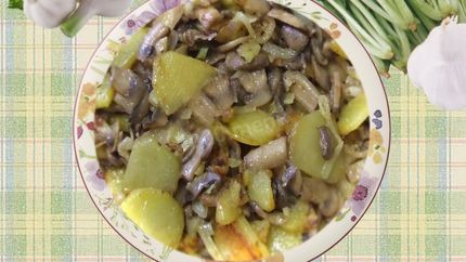 Волнушки жареные с картофелем