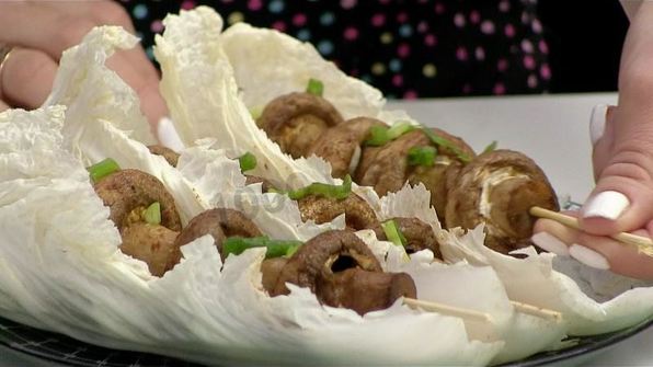 запеченные грибы за 15 мин