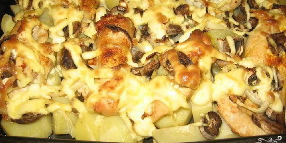 Рецепт запеченных опят