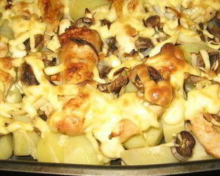 Запеченные опята