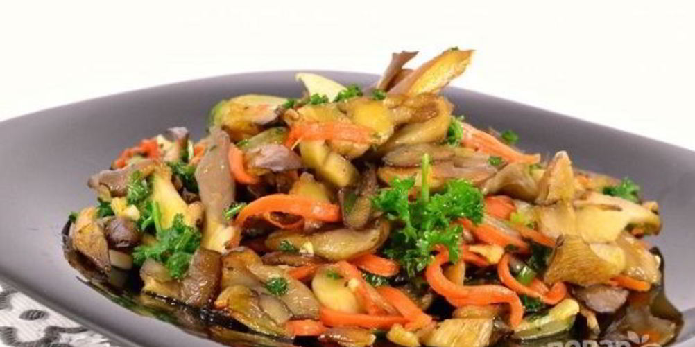 Рецепт жареных вешенок