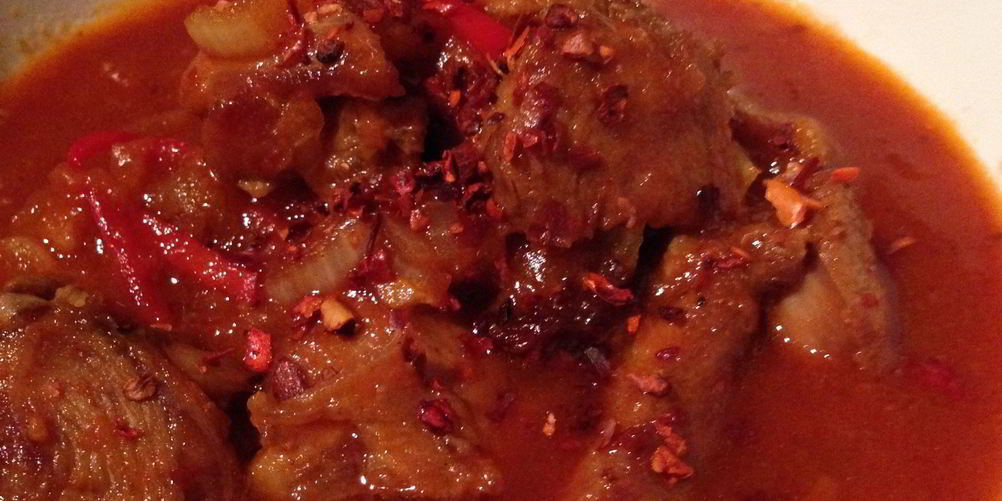 Рецепт гуляша из индейки с абрикосами