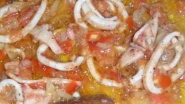 гуляш из кальмаров