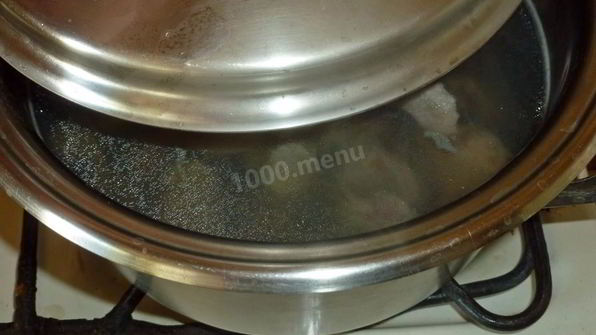 гуляш из куриных желудков