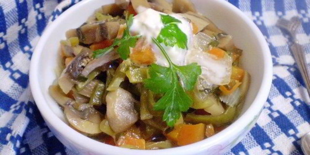 Рецепт гуляша из шампиньонов