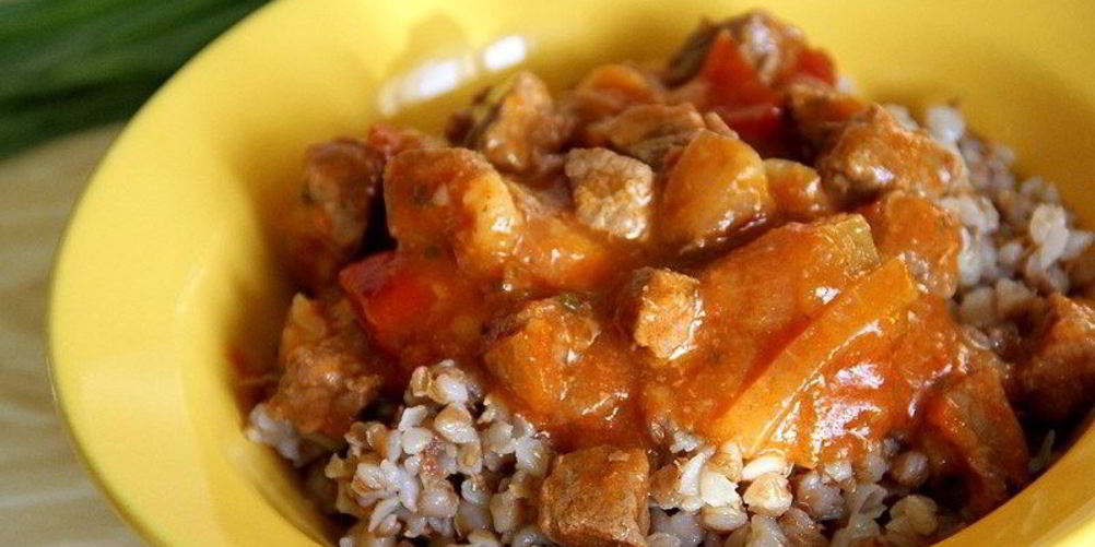 Рецепт гуляша из телятины с подливкой