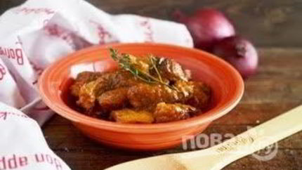 Гуляш с кнедликами