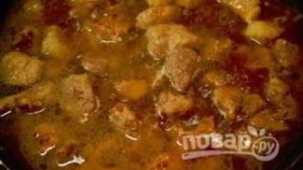 гуляш с кнедликами