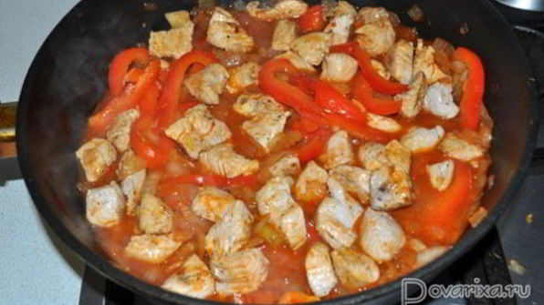 гуляш с мясом индейки