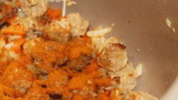 гуляш соевый с помидорами