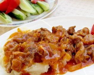 Вкусный гуляш из свинины