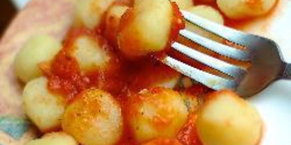 Рецепт картофельных ньокков с томатным соусом
