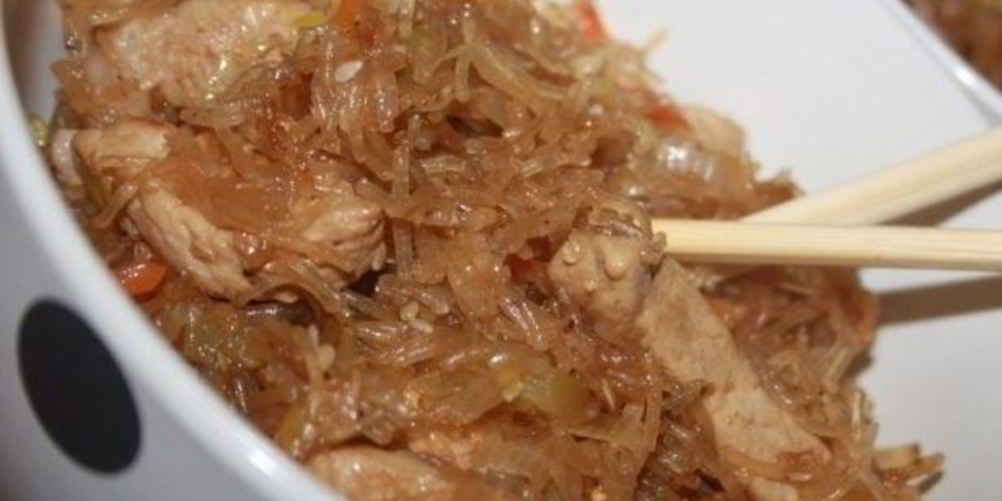 Рецепт китайской лапши со свининой