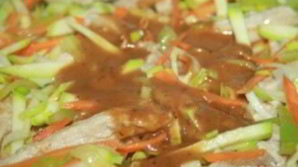 китайская лапша со свининой