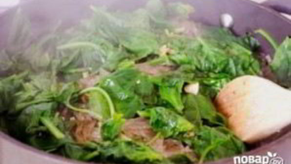 корейская лапша с мясом