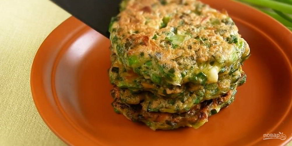 Рецепт быстрых котлеток из зеленого лука