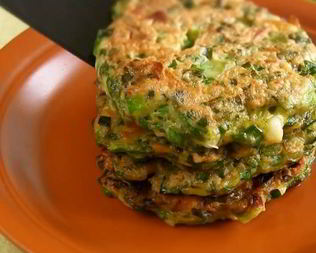 Быстрые котлетки из зеленого лука