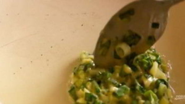 быстрые котлетки из зеленого лука