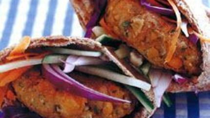 Фалафель в лепешках пита