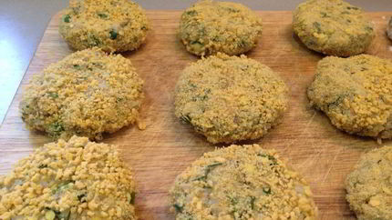 Котлеты из чечевицы и риса