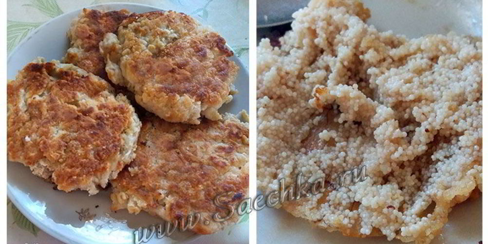 Рецепт котлет из икры