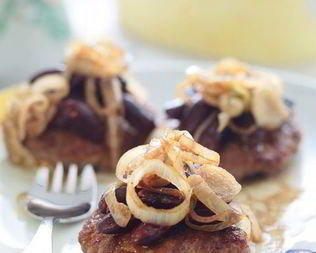 Котлеты из индейки с фасолью