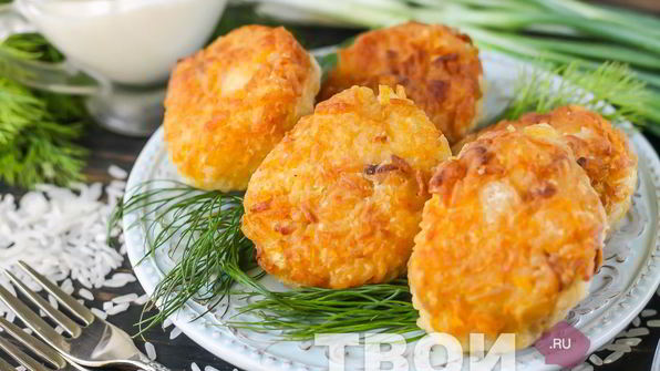 котлеты из риса