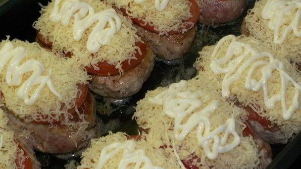 котлеты под шубой