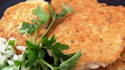 Котлеты рыбные без хлеба