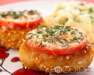 Котлеты в духовке с сыром