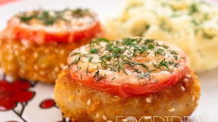 Котлеты в духовке с сыром