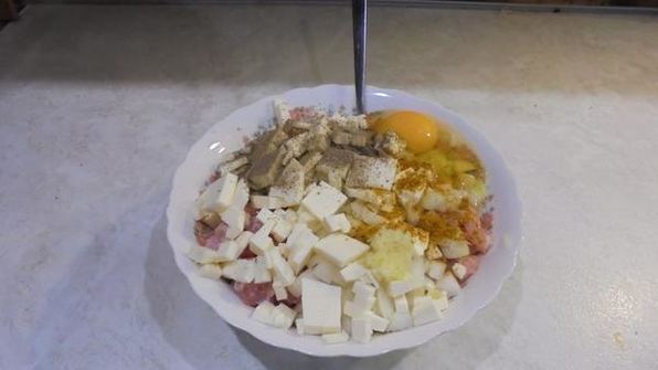 куриные котлеты с плавленным сырком