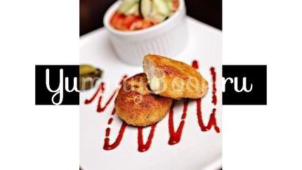 Куриные котлеты с сыром