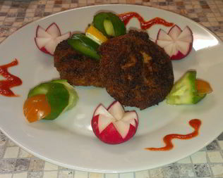 Куриные котлеты в тайском стиле