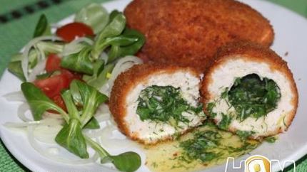 Неправильная котлета по-киевски из фарша