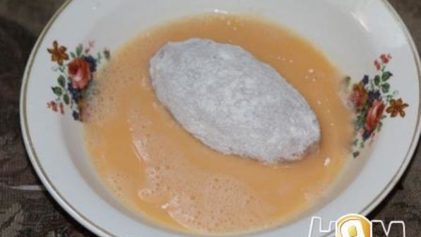 неправильная котлета по-киевски из фарша