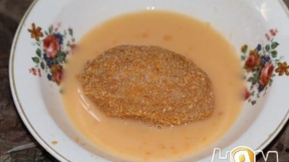неправильная котлета по-киевски из фарша