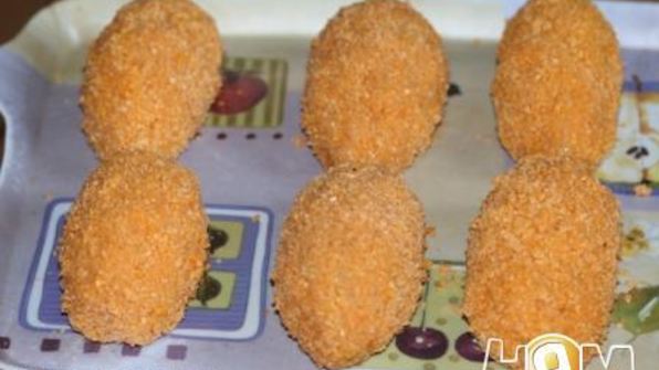 неправильная котлета по-киевски из фарша