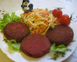 Свекольные котлеты