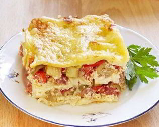 Диетическая овощная лазанья