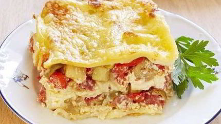 Диетическая овощная лазанья